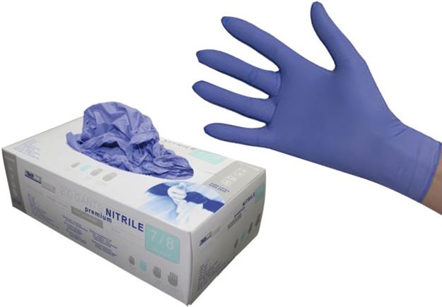 Image sur BOÎTE DE 200 GANTS NITRILE T 8/9