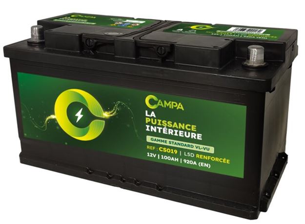 Image sur BATTERIE CAMPA L5D SUPREME 100AH 920A(EN) + D - RENFORCEE